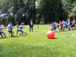 Wizyta międzynarodowej grupy młodzieży w Domu Pomocy Społecznej w Podzamku w ramach ŚDM Kraków 2016r